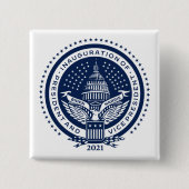 Einweihung des Biden Harris President Button (Vorderseite)
