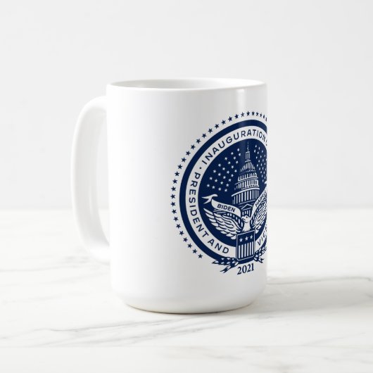 Einweihung des Biden Harris President Kaffeetasse (Vorderseite Links)