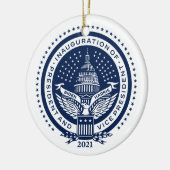 Einweihung des Biden Harris President Keramik Ornament (Links)