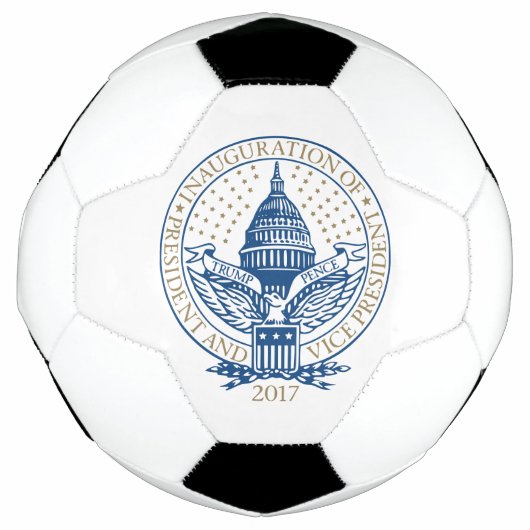 Einweihung des Donald Trump Mike Pence 2017 Logo U Fußball (Vorderseite)