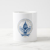 Einweihung des Donald Trump Mike Pence 2017 Logo U Jumbo-Tasse (Vorderseite)