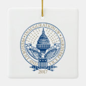 Einweihung des Donald Trump Mike Pence 2017 Logo U Keramikornament (Rückseite)