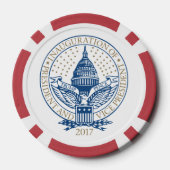 Einweihung des Donald Trump Mike Pence 2017 Logo U Pokerchips (Rückseite)