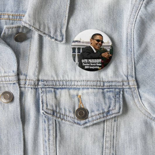Einweihung des Obamas 2009 Button (Beispiel)