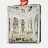 Einweihung des Paris-Opernhauses Silbernes Ornament (Links)