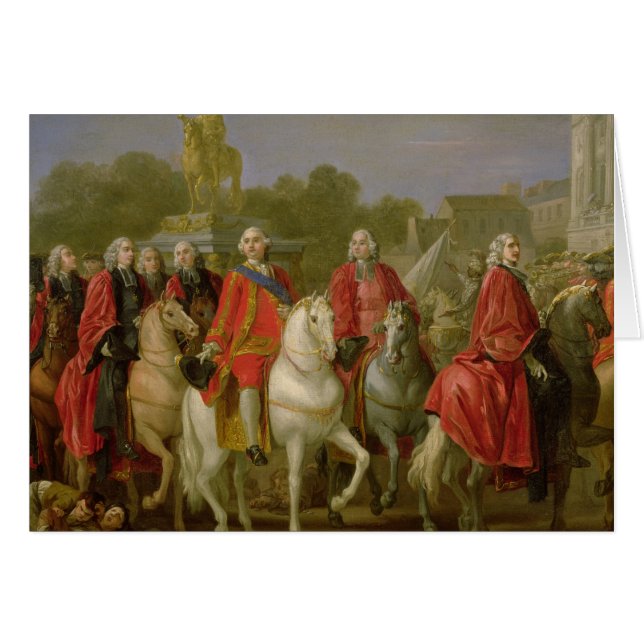 Einweihung des Platzes Louis XV (Vorderseite (Horizontal))