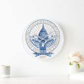 Einweihung des Trump Pence President Große Wanduhr (Zuhause)