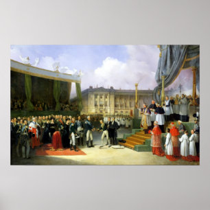 Einweihung eines Denkmals im Gedächtnis Louis XVI Poster