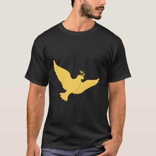 Einweihung Gold Dove Brooch Olive Branch T-Shirt (Vorderseite)