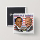 Einweihung Obama Biden Button (Vorne & Hinten)