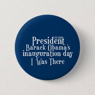 Einweihung Präsidenten Obamas Button