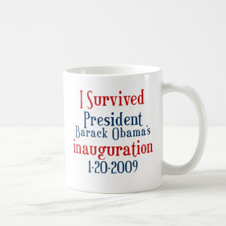 Einweihung Präsidenten Obamas Kaffeetasse