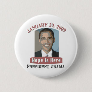 Einweihungobama-Knopf Button