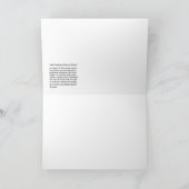 Einweihungs-Feier Karte (Innenseite)