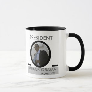 EINWEIHUNGS-TASSE PRÄSIDENTEN-BARACK OBAMA TASSE