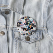 Einweihungs-Zeitungs-Knopf Obama internationaler Button (Beispiel)