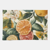 Einweihungsgeschenk Citrus Bloom Muster Geschirrtuch (Horizontal)