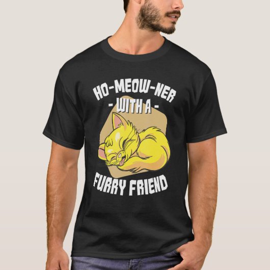 Einweihungsparty-Katze T-Shirt (Vorderseite)