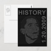 Einweihungsrede mit eingeprägtem Bild Postkarte (Vorne/Hinten)