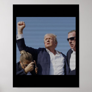 Einweihungsversuch - Trumps Kundgebung Pennsylvani Poster