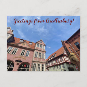 EinWeltZumFeiern: Grüße aus Quedlinburg! Postkarte