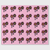 Einwickeln von Papierblumen Geschenkpapier (Flach)