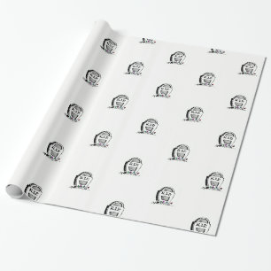 Einwickelpapier Bestatter Geschenkpapier