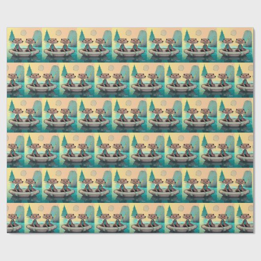 Einwickelpapier Geschenkpapier (Flach)