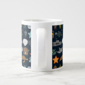 Einwohner des Ozeans Muster 1 Jumbo-Tasse (Rückseite)