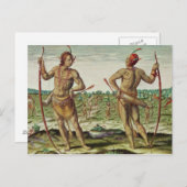 Einwohner von Virginia Postkarte (Vorne/Hinten)