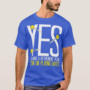 Einzahlungsplan Darts Dart Player T-Shirt