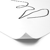 Einzeilige Kontaktfläche 3 Poster (Ecke)