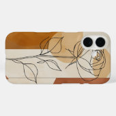 Einzeilige Rose Case-Mate iPhone Hülle (Rückseite (Horizontal))