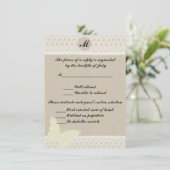 Einzel-Antwort-Karte Einladung (Stehend Vorderseite)