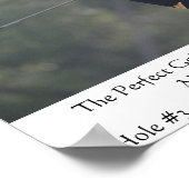 Einzel drehen Sie Ihr Foto auf Plakatzertifikat Poster (Ecke)