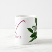 Einzel-Rosa-Blütenblume C Kaffeetasse (Mittel)