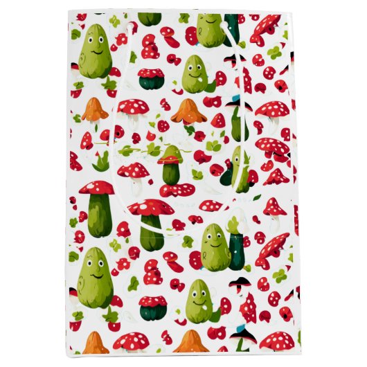 Einzel- und Pilzpackung Medium Geschenkbeutel Mittlere Geschenktüte (Vorderseite)