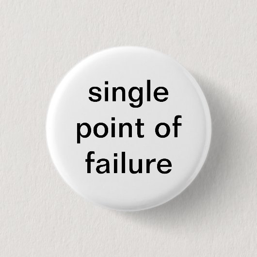 Einzel vom Ausfall Button (Vorderseite)
