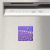 Einzelbaum in Lavender Field, Frankreich Magnet (In Situ (Geschirrspüler))