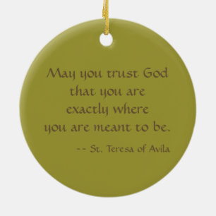 Einzelbild Hl. Teresa von Avila (SNV 27) Kreis Keramik Ornament