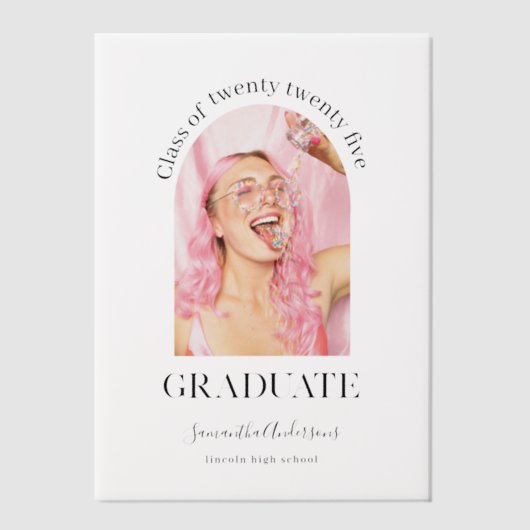 Einzelbild-Modern Pergament Einladungen (Vorderseite)