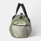 Einzelblume Weiße Blüte Duffle Bag (Rechts)