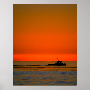 Einzelboot Poster