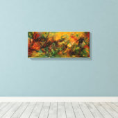 Einzeldesign-Abstract Leinwanddruck (Insitu (Holzboden))