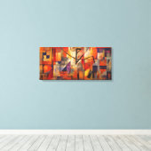 Einzeldesign-Abstract Leinwanddruck (Insitu (Holzboden))