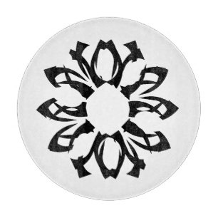 Einzelelement-Blumenmuster Schneidebrett