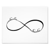 Einzelexhale Fotodruck (Vorne)