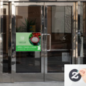 Einzelhandel Fensteraufkleber (Büro Tür)