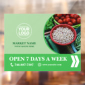 Einzelhandel Fensteraufkleber (Blatt 2)