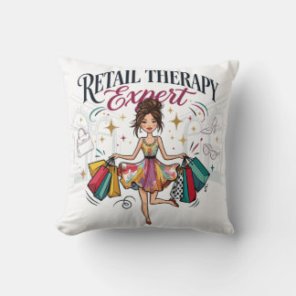 Einzelhandel-Therapie-Expertin – Glam-Boutique-Käu Kissen